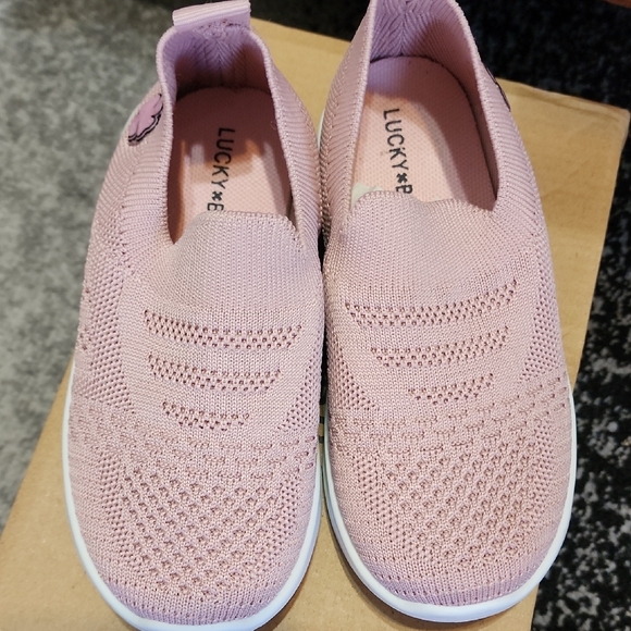 Lucky Brand Pink Kids Slip-On Sneakers - Picture 3 of 4